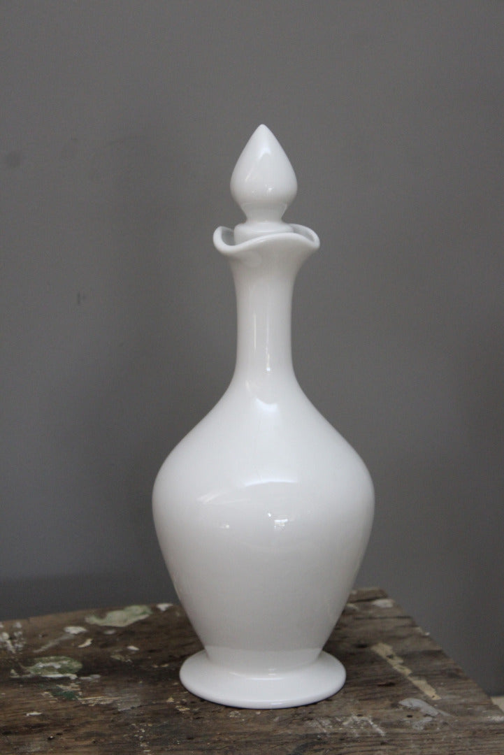 White Decanter - Kernow Furniture