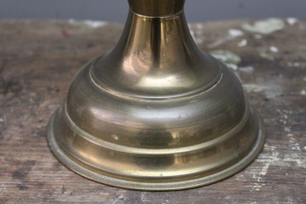 Antique Duplex Brass Oil Lamp - Kernow Furniture