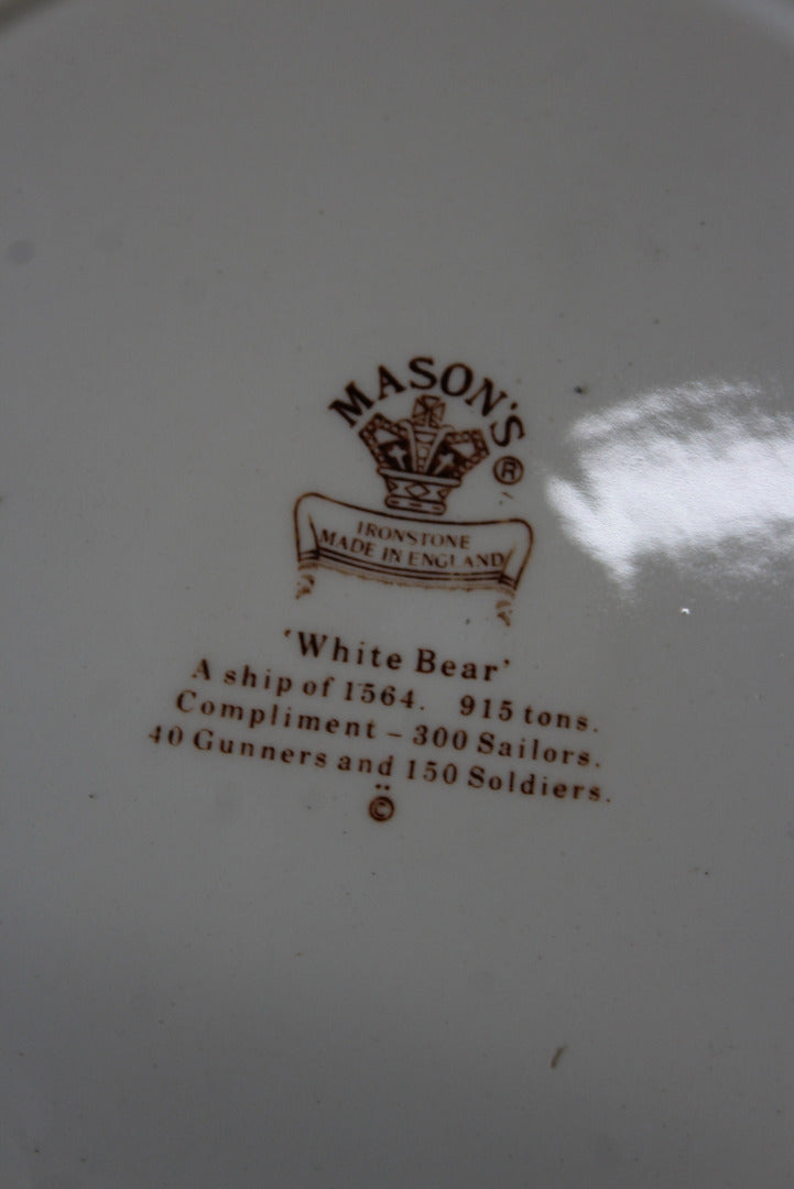 6 Masons Ship Ironstone Transferware Dinner Plates - Kernow Furniture