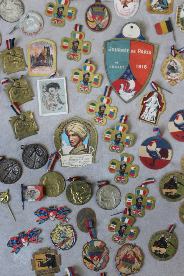 Collection French Paper Fundraising Badges - Kernow Furniture