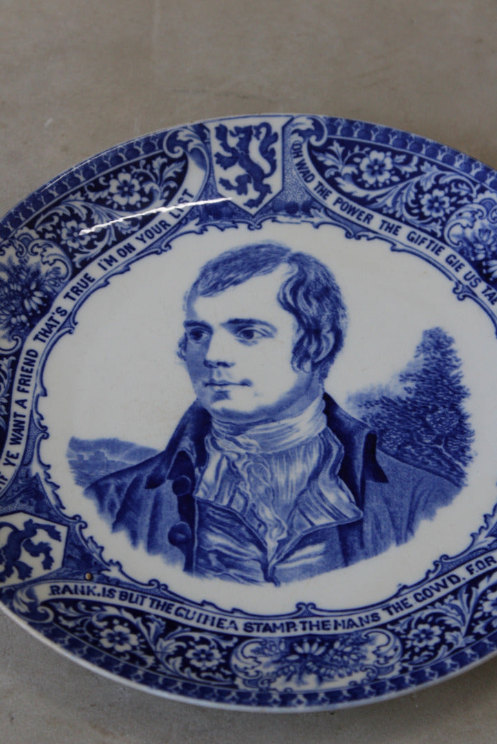 Wood & Sons Robert Burns Motto Plate - Kernow Furniture