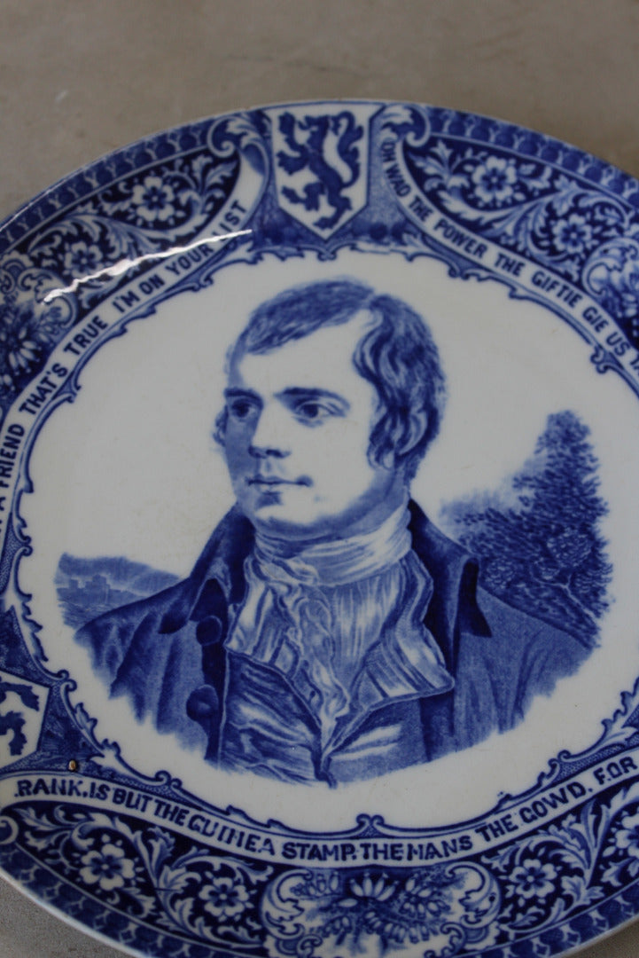 Wood & Sons Robert Burns Motto Plate - Kernow Furniture