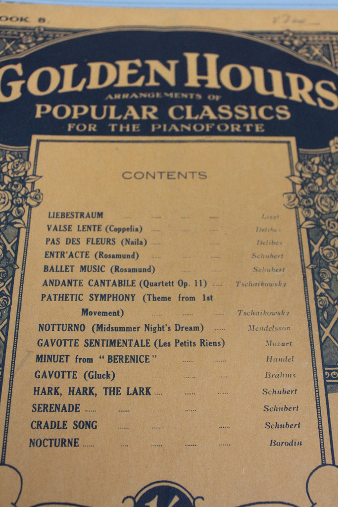 Vintage Sheet Music - Kernow Furniture