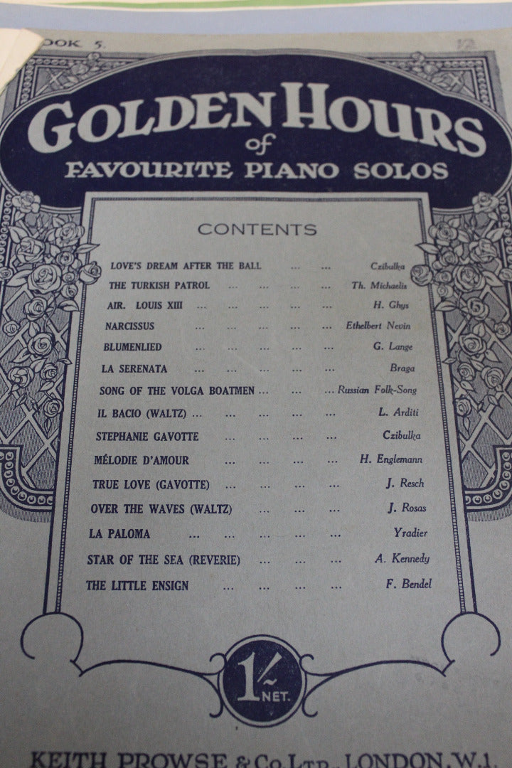 Vintage Sheet Music - Kernow Furniture