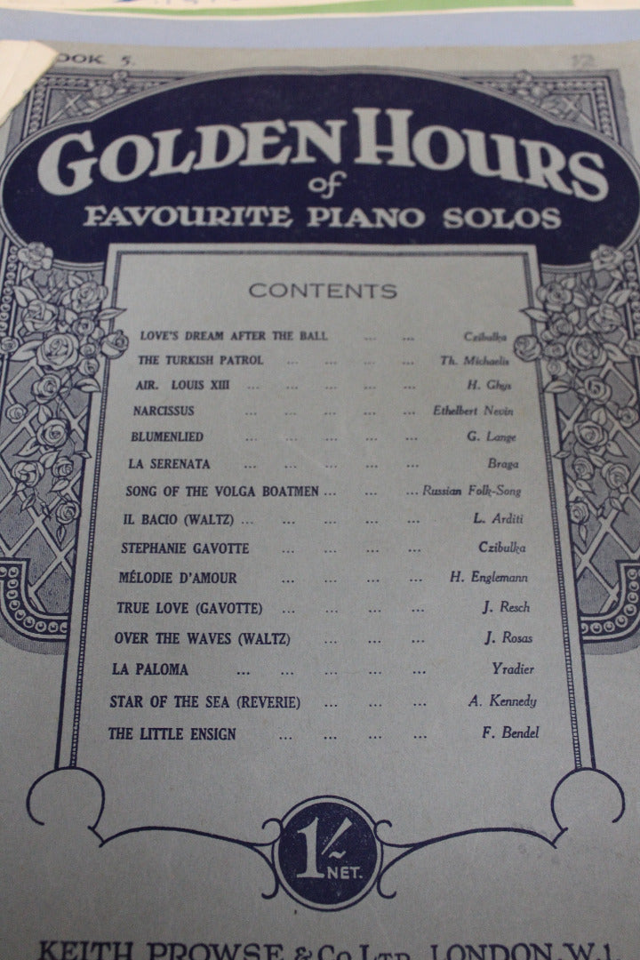 Vintage Sheet Music - Kernow Furniture