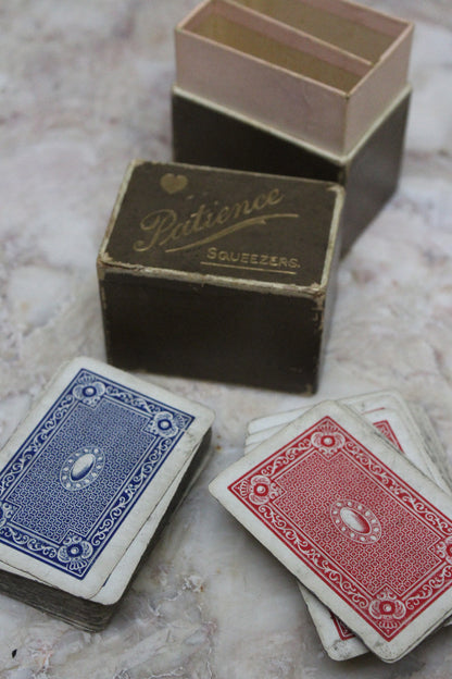 Mini Squeezers Patience Playing Cards - Kernow Furniture