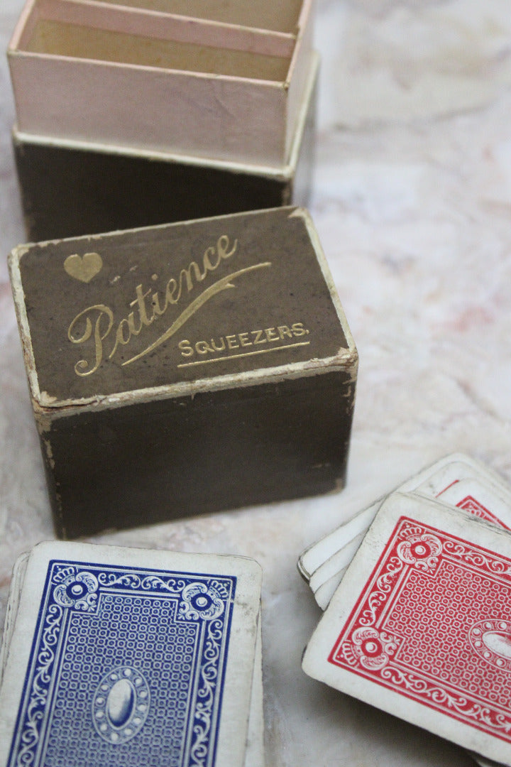 Mini Squeezers Patience Playing Cards - Kernow Furniture