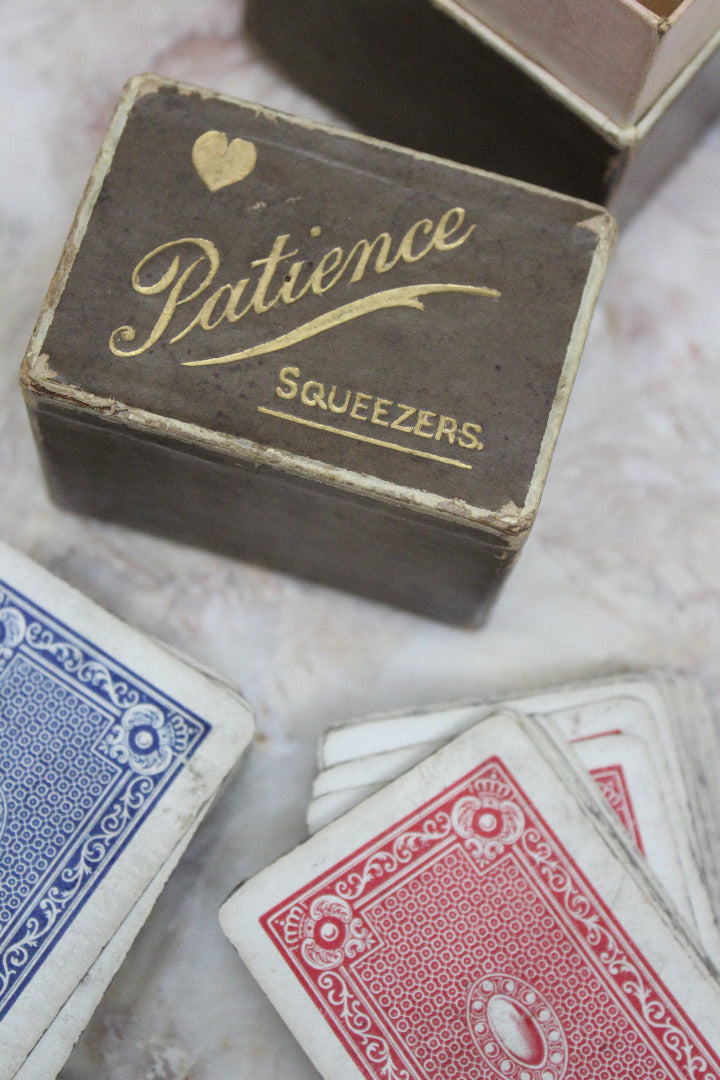 Mini Squeezers Patience Playing Cards - Kernow Furniture