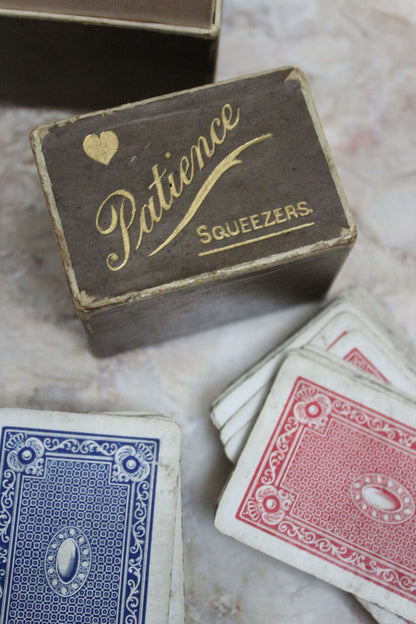 Mini Squeezers Patience Playing Cards - Kernow Furniture