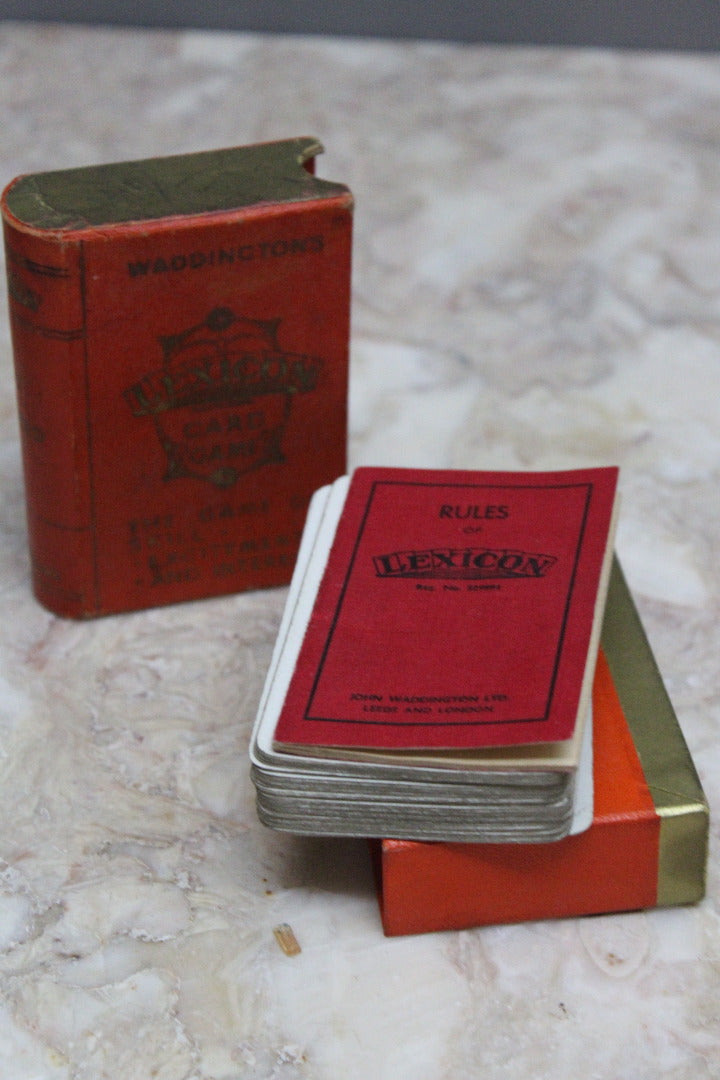 Waddingtons Lexicon Vintage Card Game - Kernow Furniture