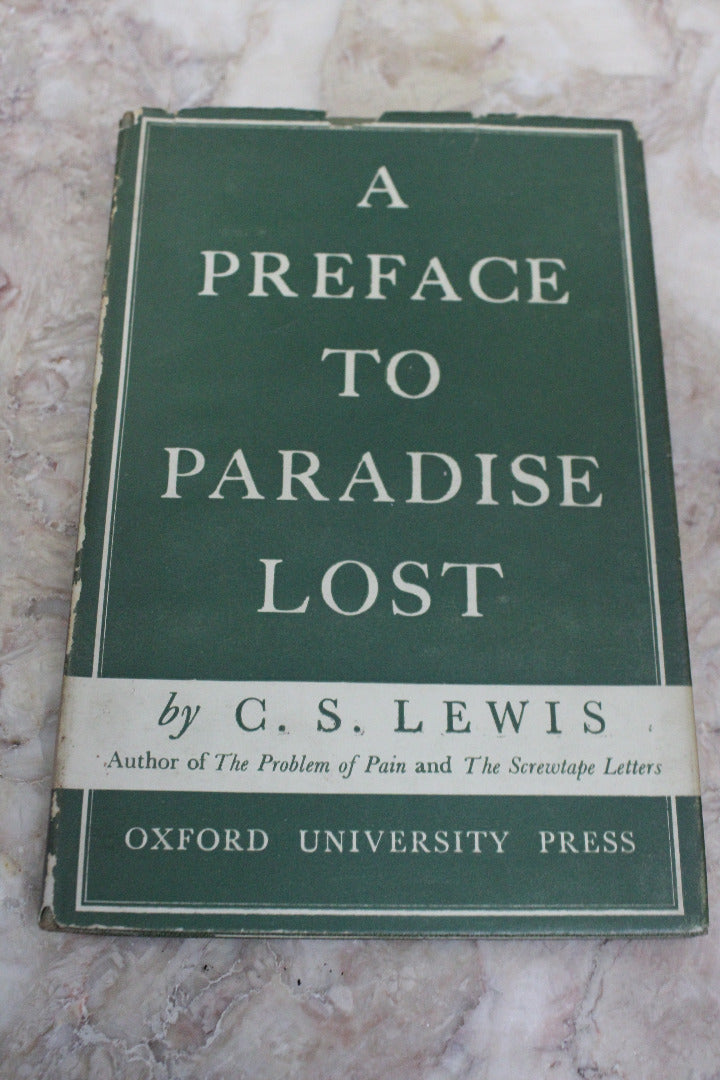 A Preface to Paradise Lost C.S Lewis - Kernow Furniture