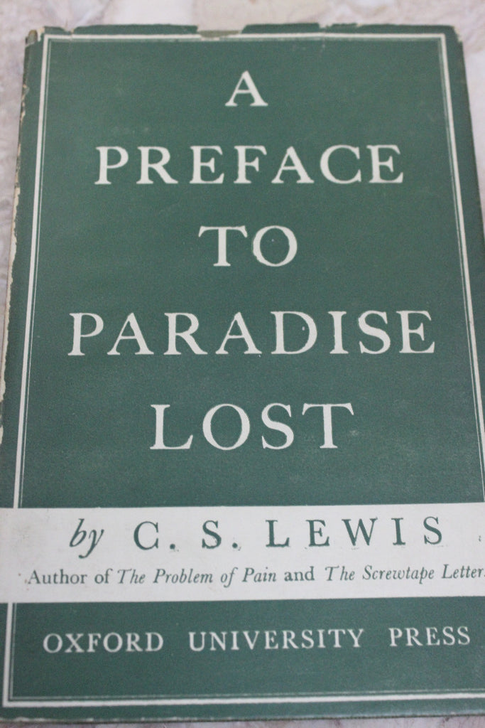 A Preface to Paradise Lost C.S Lewis - Kernow Furniture
