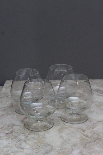 4 Brandy Balloon Glasses - Kernow Furniture