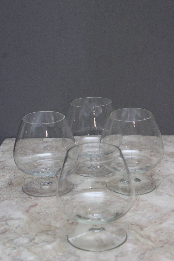 4 Brandy Balloon Glasses - Kernow Furniture