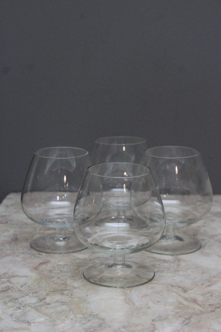 4 Brandy Balloon Glasses - Kernow Furniture