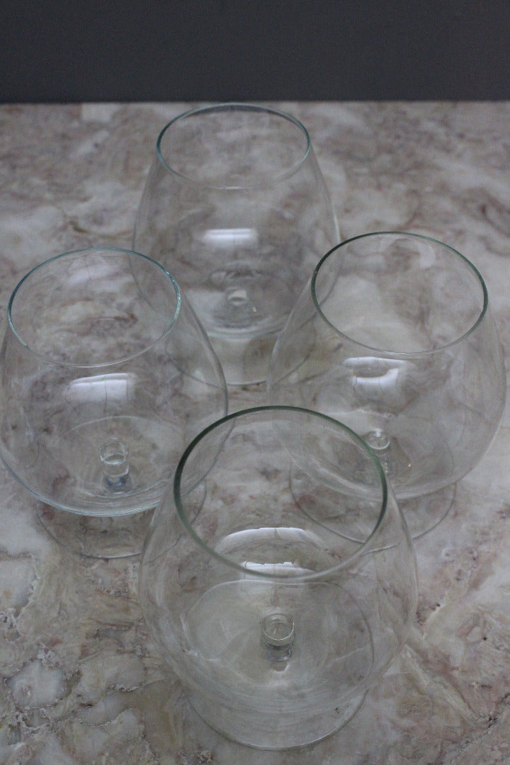 4 Brandy Balloon Glasses - Kernow Furniture