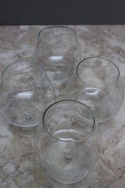 4 Brandy Balloon Glasses - Kernow Furniture