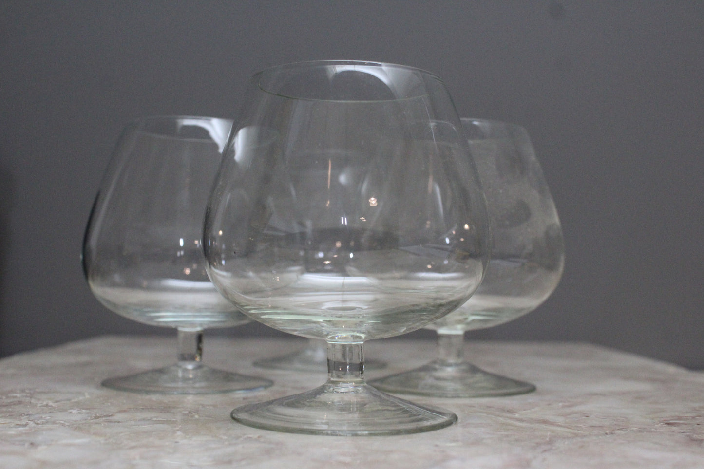 4 Brandy Balloon Glasses - Kernow Furniture