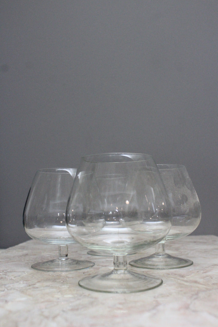 4 Brandy Balloon Glasses - Kernow Furniture