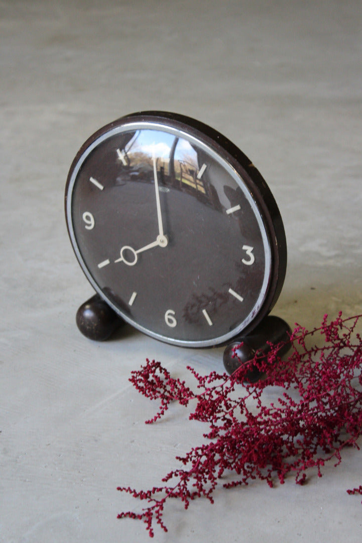 Metamec Oak Mantle Clock - Kernow Furniture