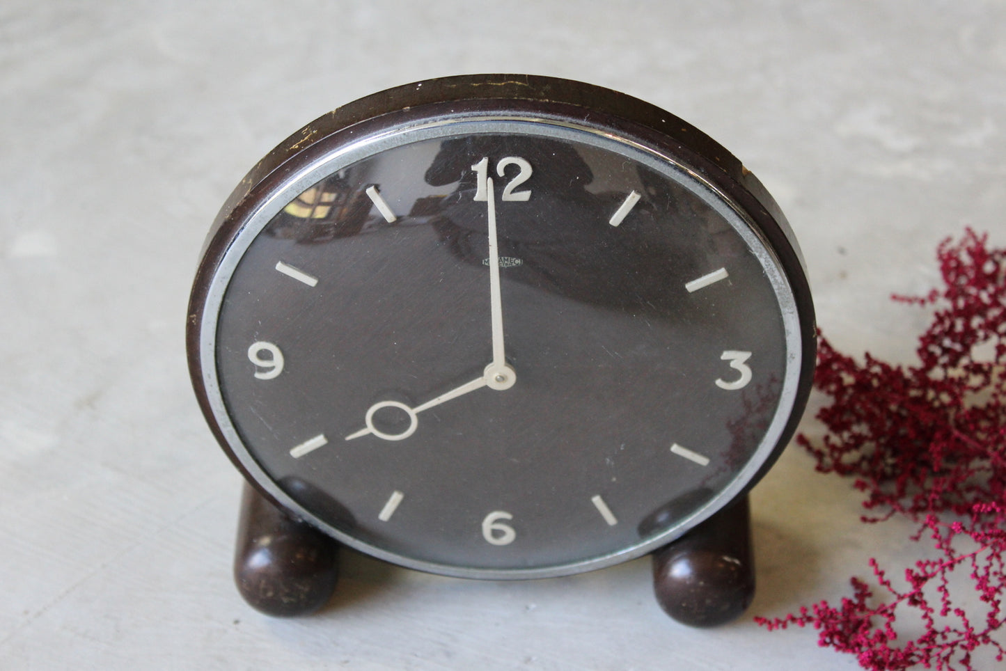 Metamec Oak Mantle Clock - Kernow Furniture