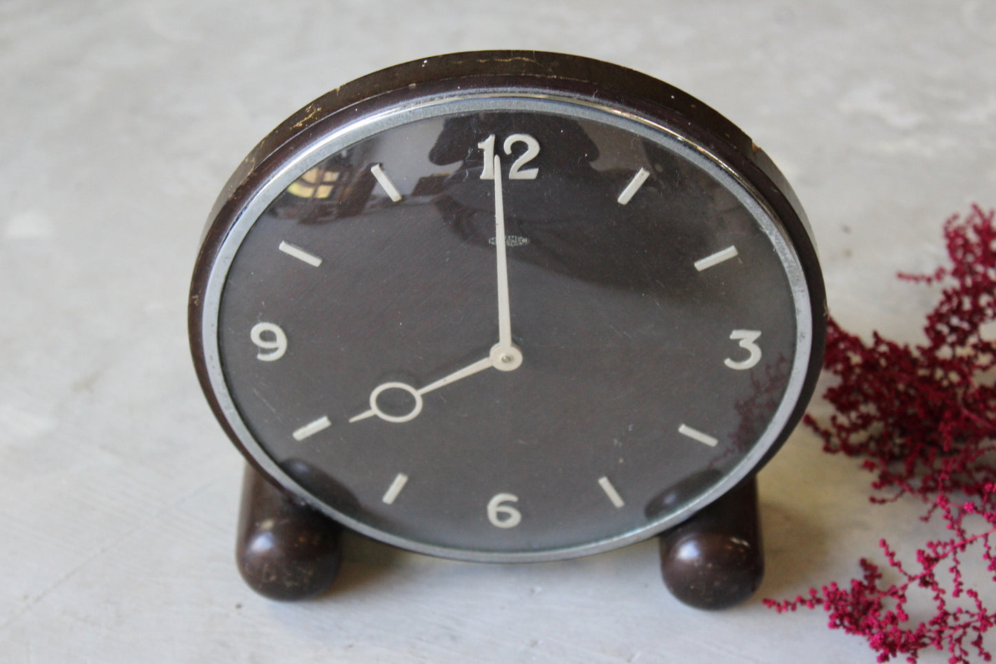 Metamec Oak Mantle Clock - Kernow Furniture