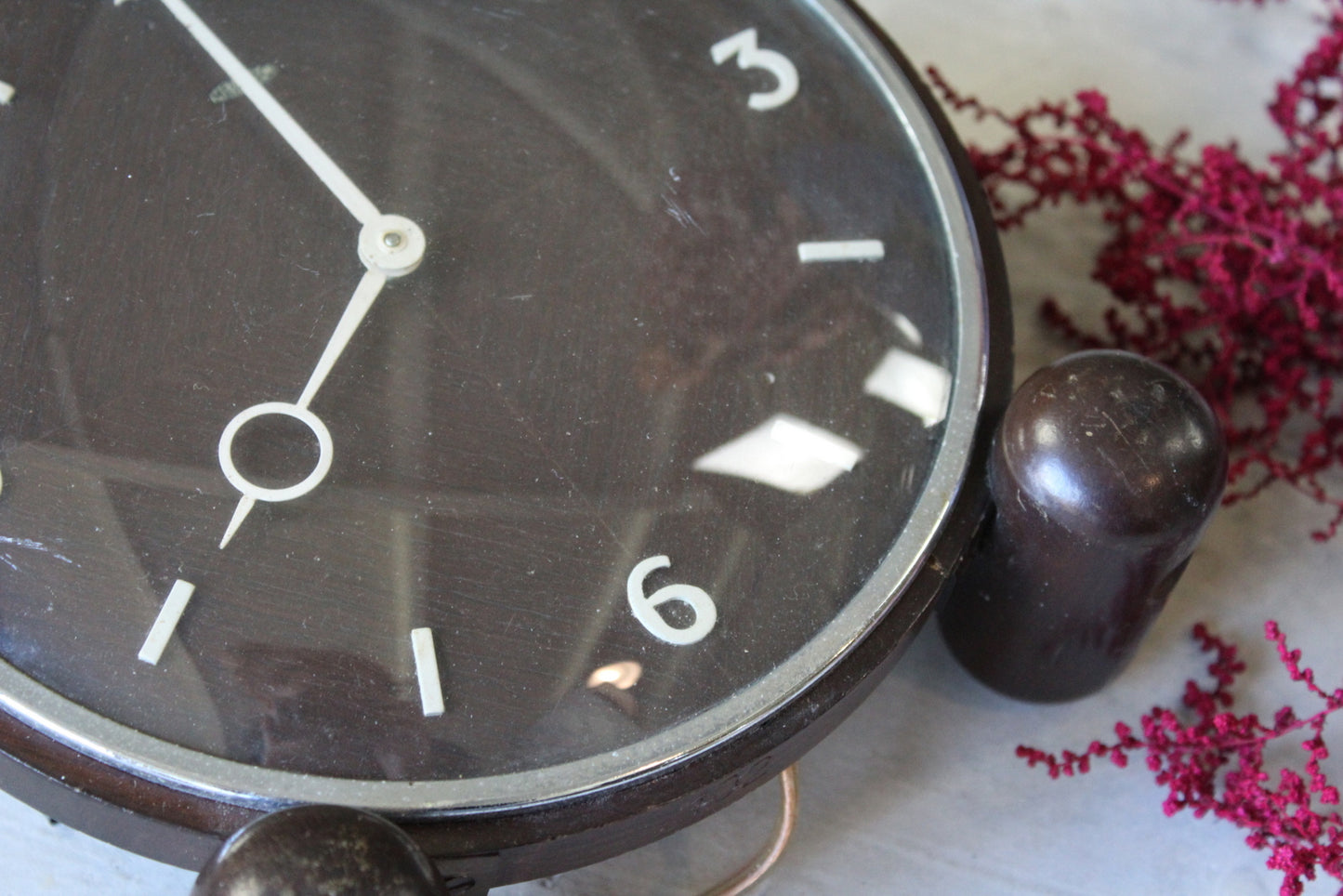 Metamec Oak Mantle Clock - Kernow Furniture