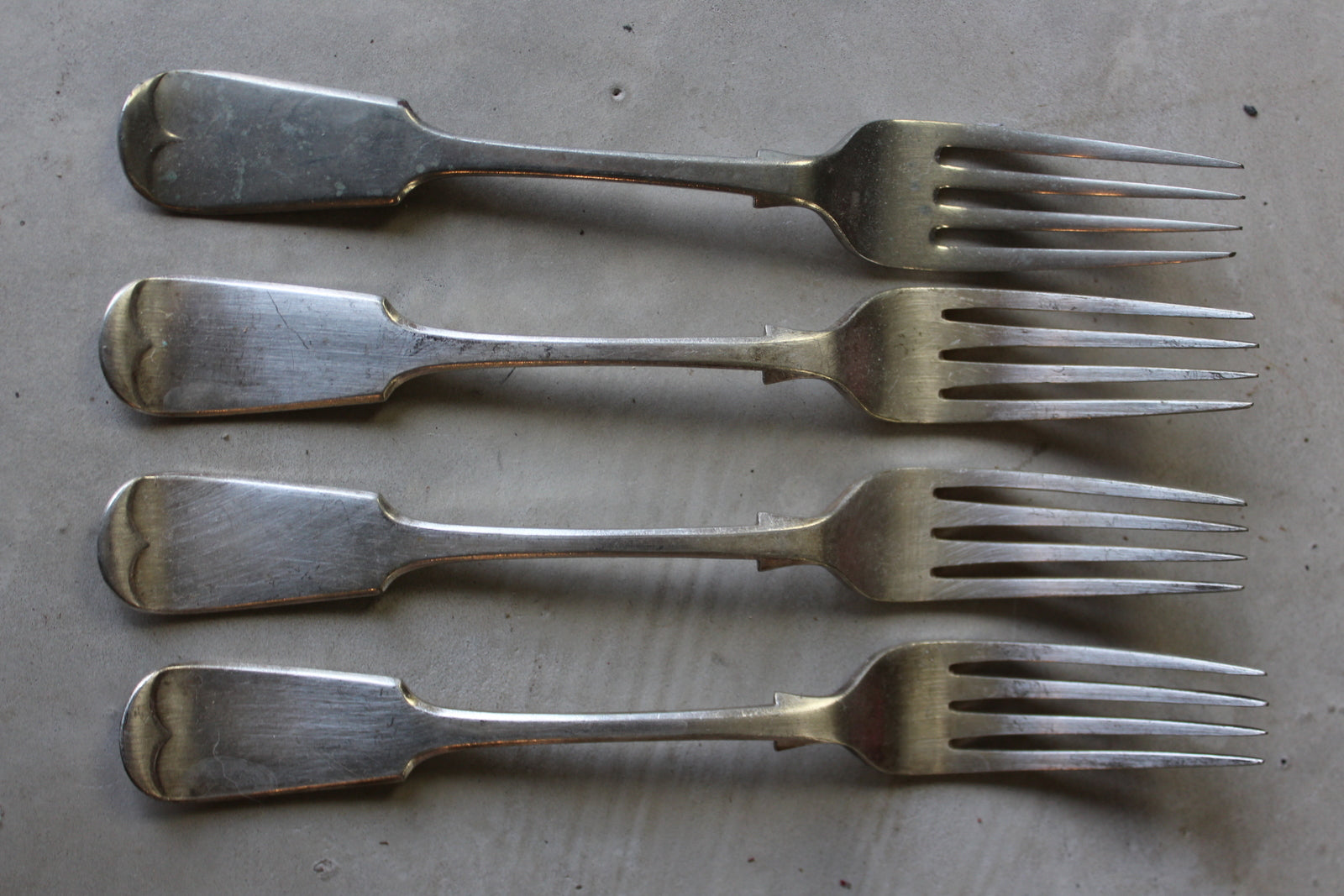 4 Vintage EPNS Dinner Forks - Kernow Furniture