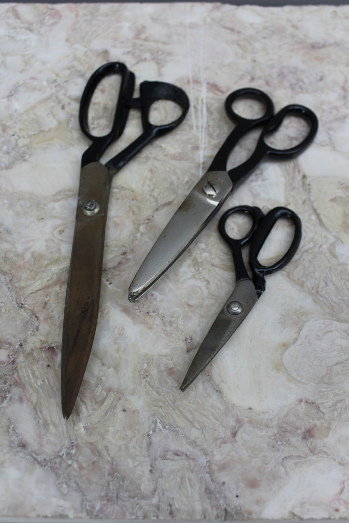 3 Pairs Vintage Scissors - Kernow Furniture
