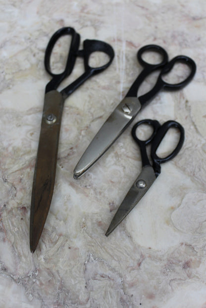 3 Pairs Vintage Scissors - Kernow Furniture