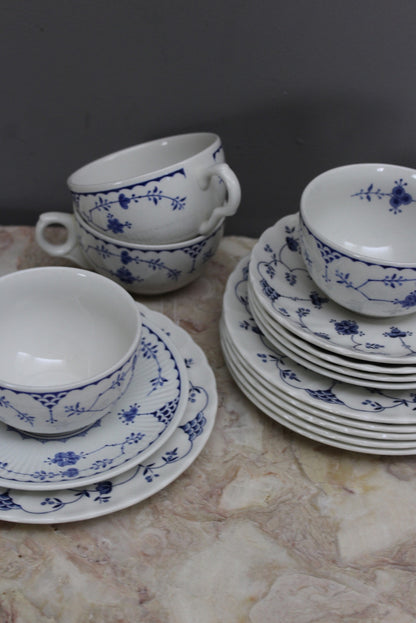 Churchills Finlandia & Furnivals Denmark Cups & Saucers - Kernow Furniture