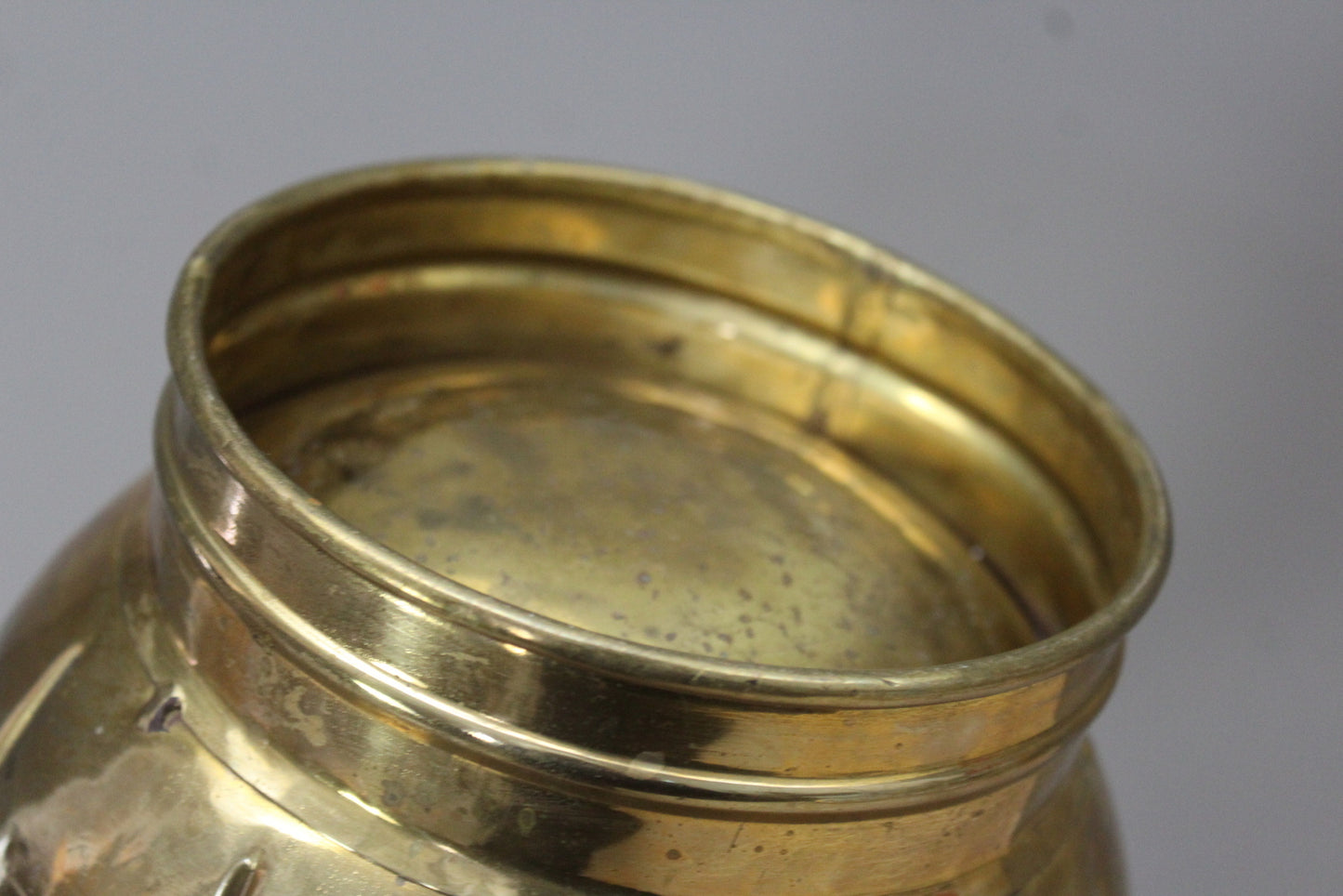 Small Brass Coal Scuttle - Kernow Furniture