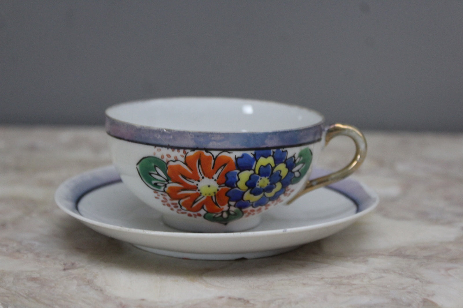 Vintage Japanese Cup & Saucer - Kernow Furniture