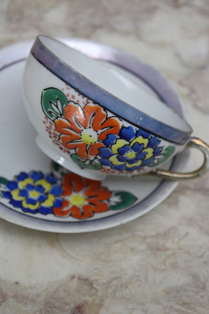 Vintage Japanese Cup & Saucer - Kernow Furniture