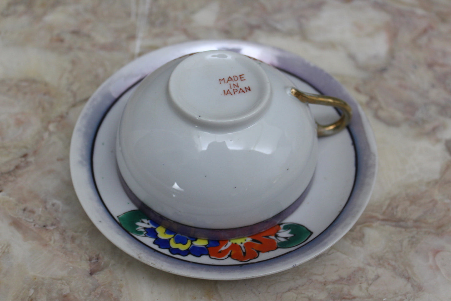 Vintage Japanese Cup & Saucer - Kernow Furniture