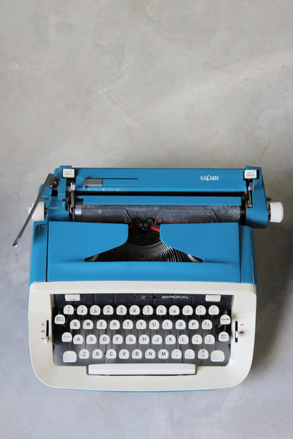 Imperial Safari Vintage Typewriter - Kernow Furniture