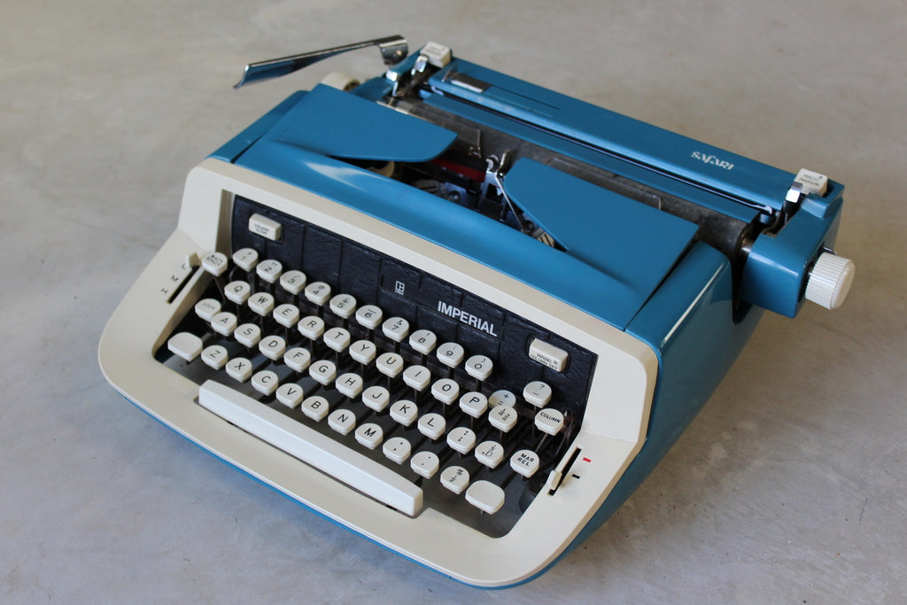 Imperial Safari Vintage Typewriter - Kernow Furniture