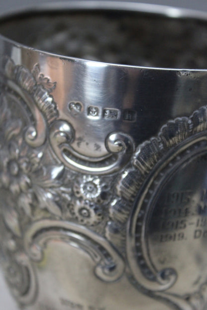 Edward VII Silver Trophy Goblet - Kernow Furniture