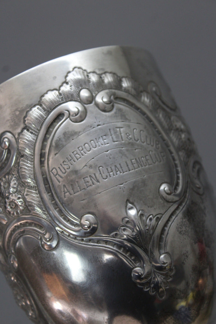 Edward VII Silver Trophy Goblet - Kernow Furniture