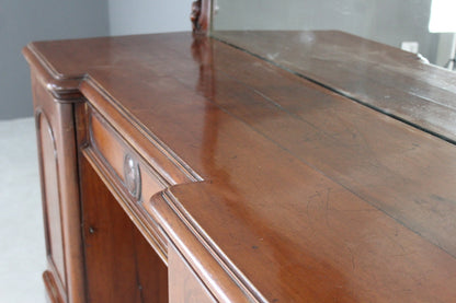 Antique Mahogany Twin Pedestal Sideboard - Kernow Furniture