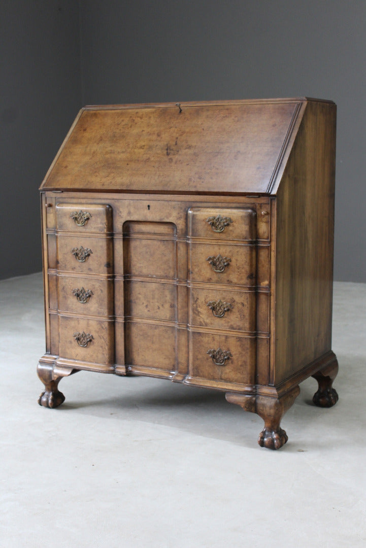 Waring & Gillows Walnut Writing Bureau - Kernow Furniture