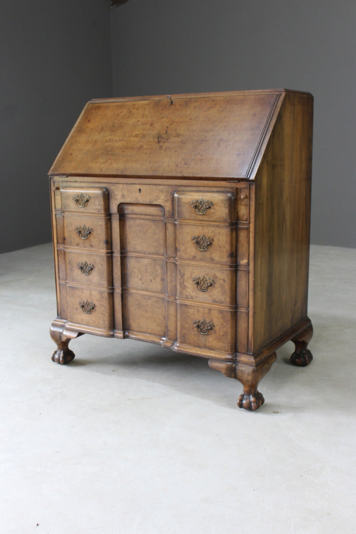 Waring & Gillows Walnut Writing Bureau - Kernow Furniture