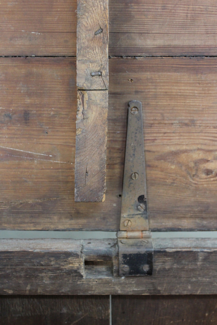 Antique Stained Pine Mule Chest - Kernow Furniture