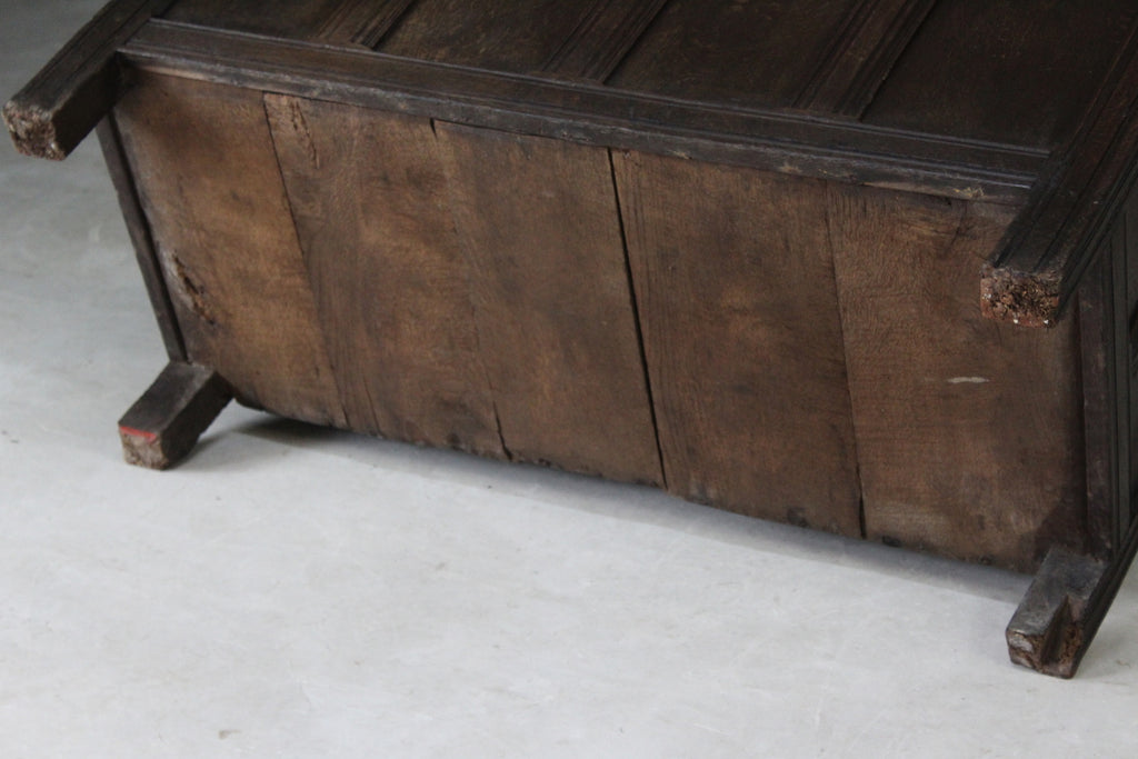 Antique 18th Century Oak Coffer - Kernow Furniture