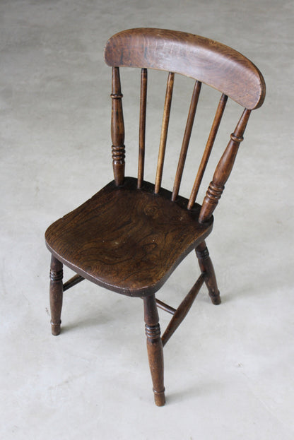 Single Elm Rustic Stick Back Chair - Kernow Furniture