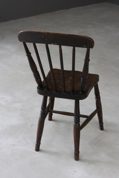 Single Elm Rustic Stick Back Chair - Kernow Furniture