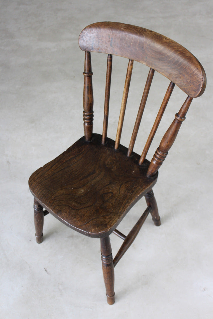 Single Elm Rustic Stick Back Chair - Kernow Furniture