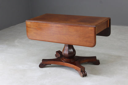 Antique Mahogany Drop Leaf Table - Kernow Furniture