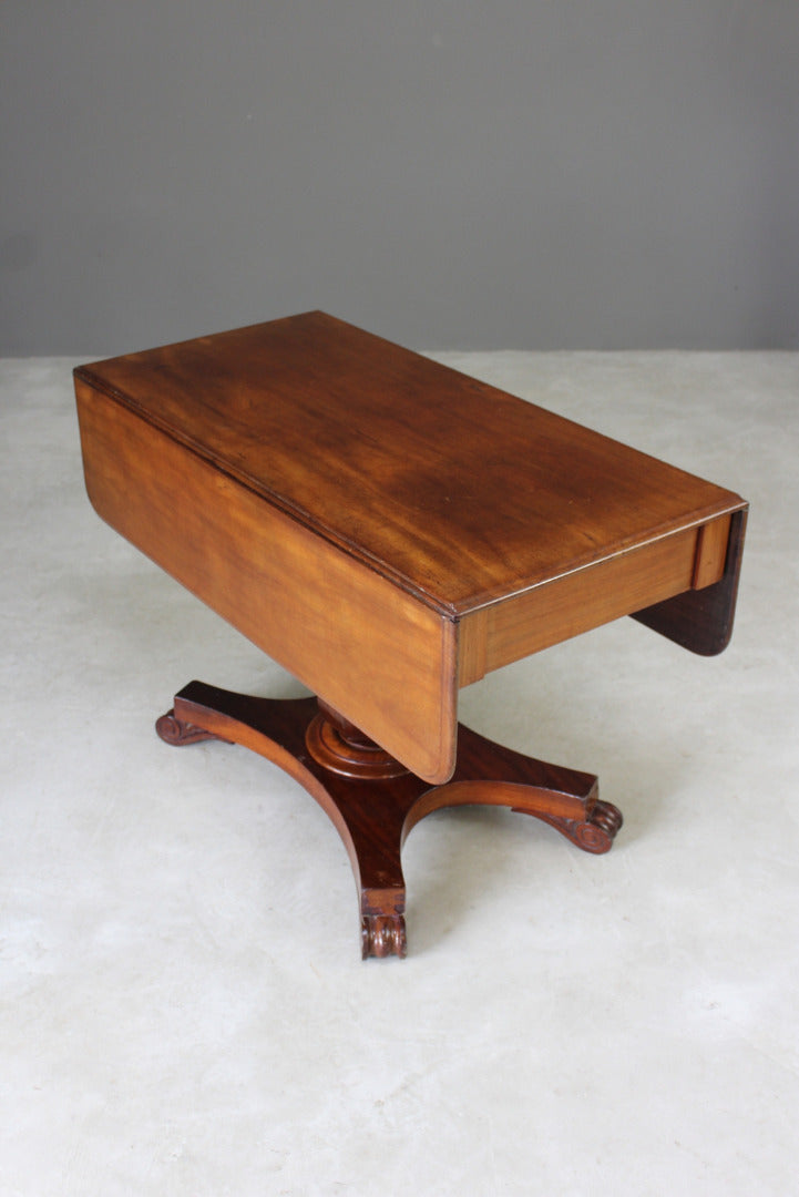 Antique Mahogany Drop Leaf Table - Kernow Furniture