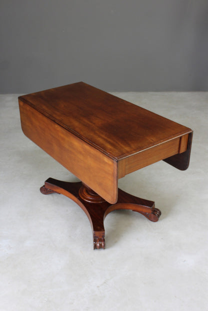 Antique Mahogany Drop Leaf Table - Kernow Furniture